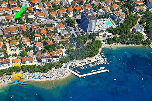 Chorwacja domki nad morzem, Makarska - Apartament Mira A1