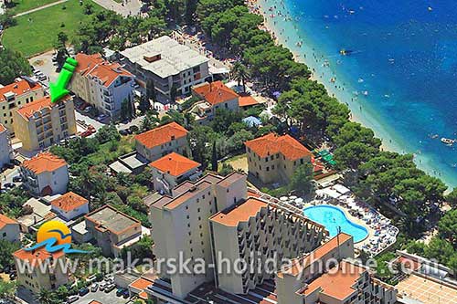 Makarska Kroatien lägenhet på stranden - Lägenheter Raos