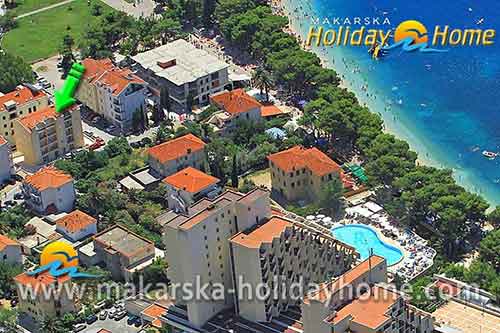 Ferienwohnung Makarska am Strand, Appartement Raos A6