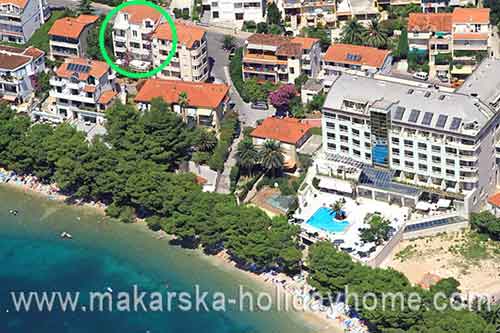 Makarska plážový apartmán pro 2 osoby