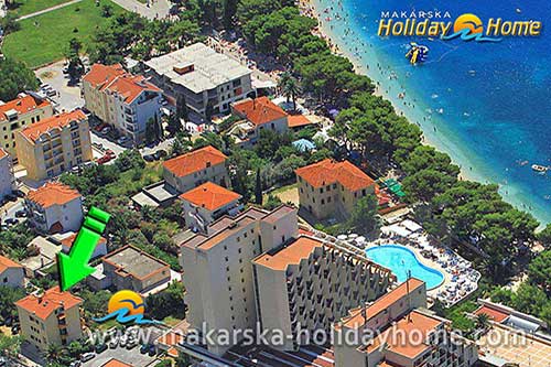 Makarska Ferienwohnung für 2 Persoen - Appartement Milka A1