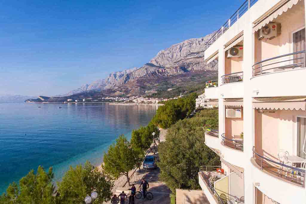 Kroatia leiligheter for familier med barn, Leilighet Lucija A2, Utsikt på balkongen
