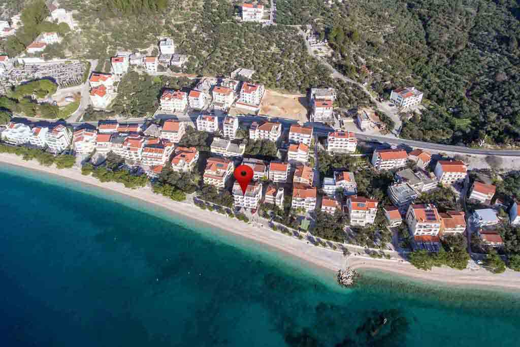 Kroatia leiligheter for familier med barn, Leilighet Lucija A2, Utsikt fra sjøen 5