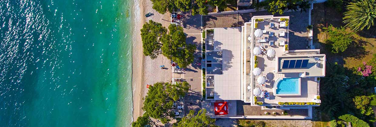 Hotel Makarska på stranden med basseng - Villa Jadranka