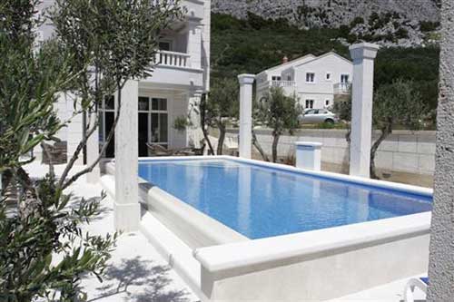 Appartementen met zwembad Makarska - Kroatië