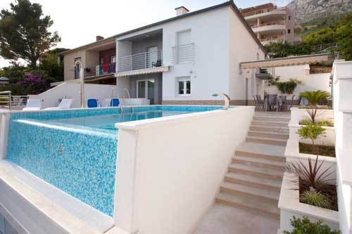Vila Brela with pool - Villa Brzica
