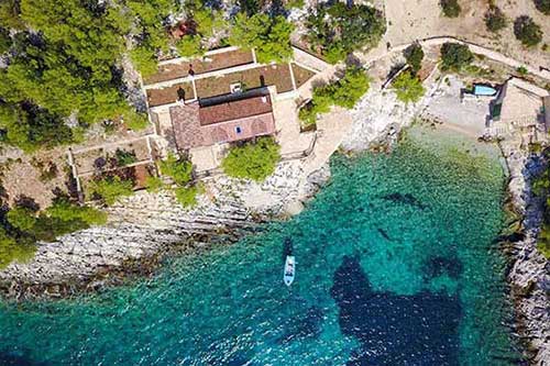 Island of Hvar, villa by the sea, Villa Rubin