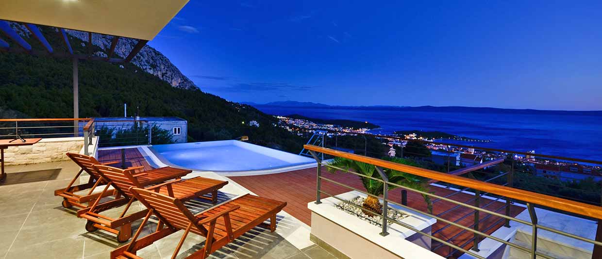 Ferienhaus mit Pool Kroatien - Makarska Ferienhaus für 10 Personen - Villa Oliva