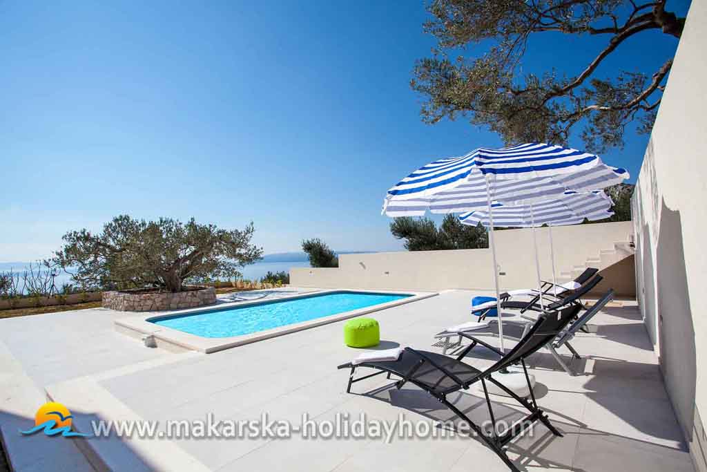 Ferienhäuser mit Schwimmbad in Kroatien - Makarska - Villa Silva / 04
