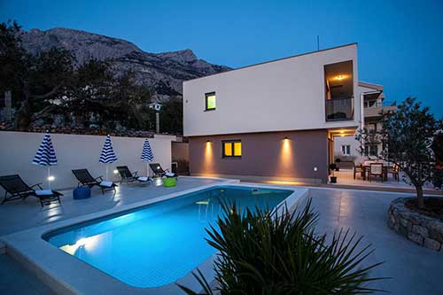 Makarska Croatia villa with pool for 5 persons - Villa Silva
