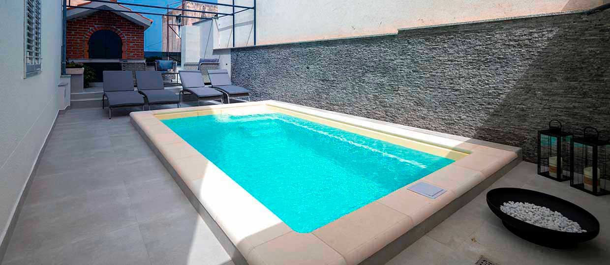 Ferienwohnung Makarska mit Pool