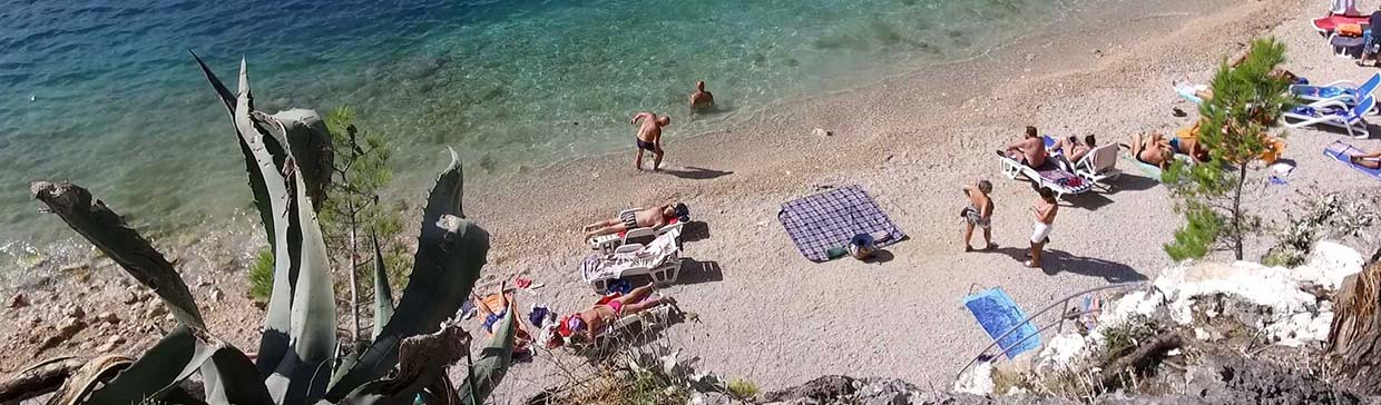 Makarska beach accommodation for 4 persons Makarska