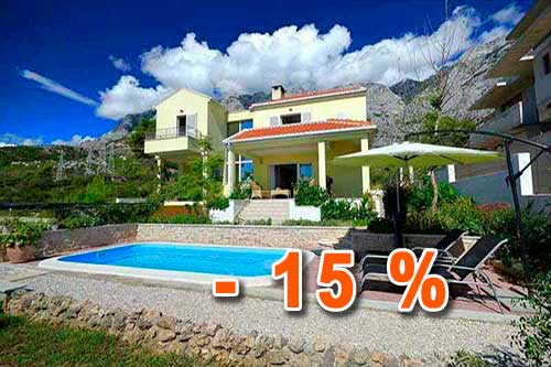 Makarska Casa con piscina per 3 persone - Vila Zdenka
