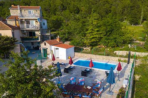 Tucepi rustic house with swimming pool, Villa LJUBO